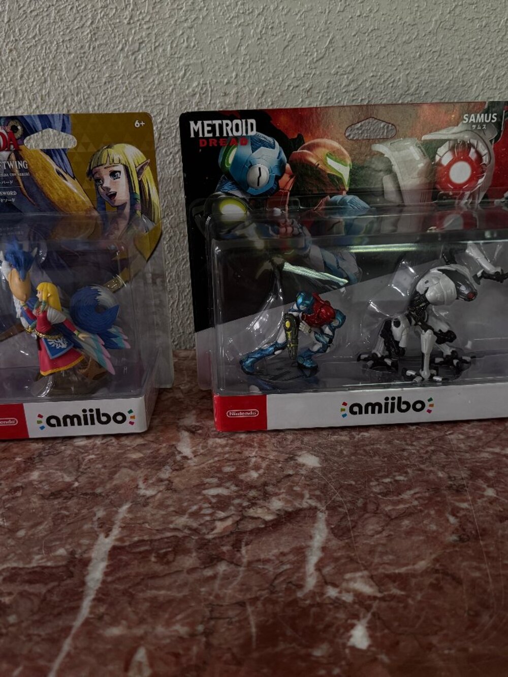 Nintendo Amiibo Lot – Metroid Dread 2-Pack & Zelda & Loftwing (Factory Sealed)